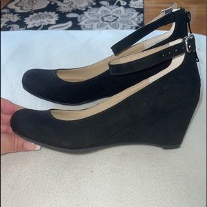 Women Wedge Suede dressy shoe